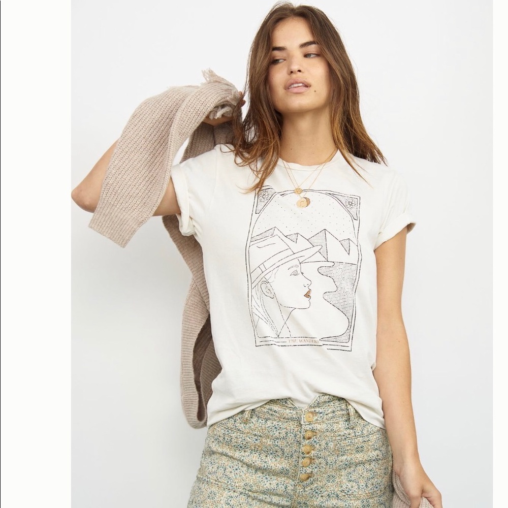Anthropologie NEW Wanderer Graphic T